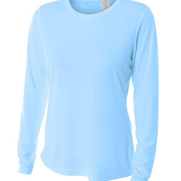 Ladies' Long Sleeve Cooling Performance Crew Shirt Thumbnail